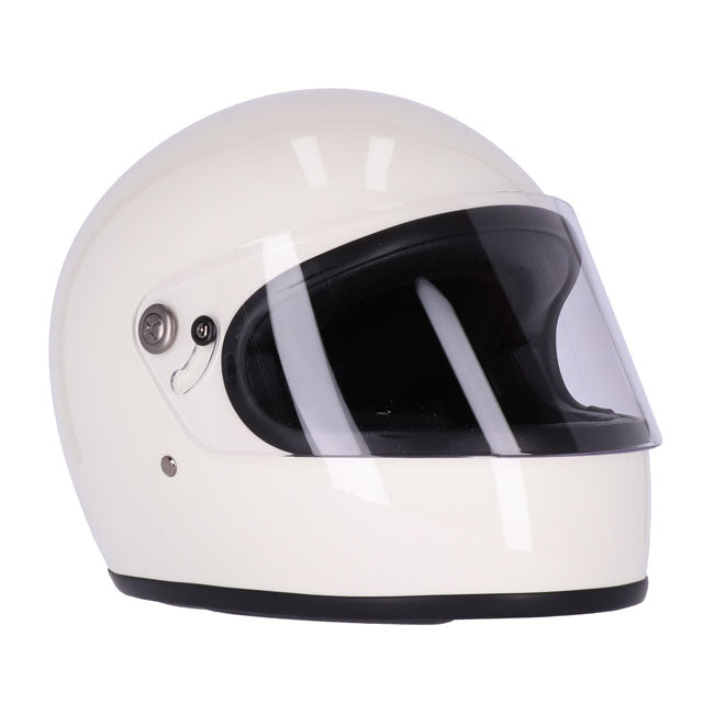 Roeg Chase Full Face Motorcycle Helmet Vintage White / XS (53-54cm)