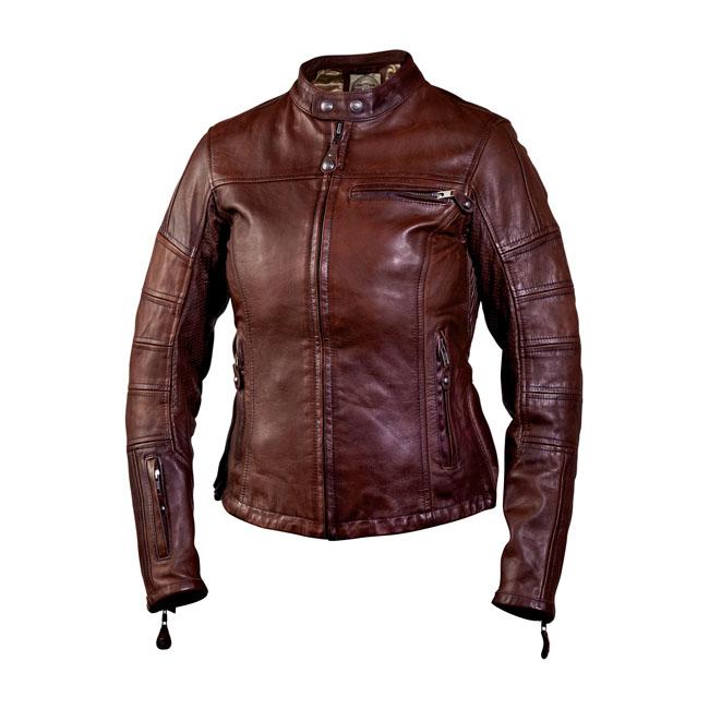 Roland Sands Design Protective Jacket Ladies Tobacco / S Roland Sands Maven Ladies Motorcycle Jacket Customhoj