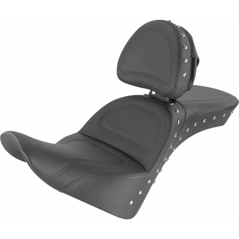 Saddlemen Explorer Touring Motorcycle Seat for Harley 18-24 Softail FLDE / FLHC / FLHCS / FLSL / Studded / With Backrest