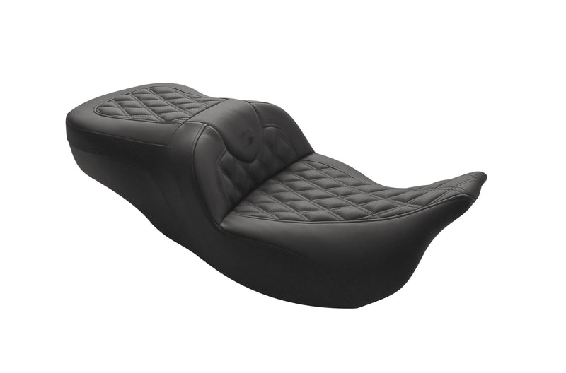 Saddlemen Extended Reach Lattice Stitch Road Sofa Seat for Harley