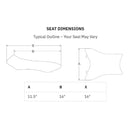 Saddlemen Gel Channel Sport Solo Seat for Honda 08-16 CBR 1000 RR  - Customhoj