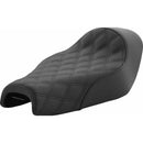 Saddlemen Renegade Lattice Stitch Solo Seat For Harley 04-22 XL Sportster (with 17 liter tank) / Black  - Customhoj