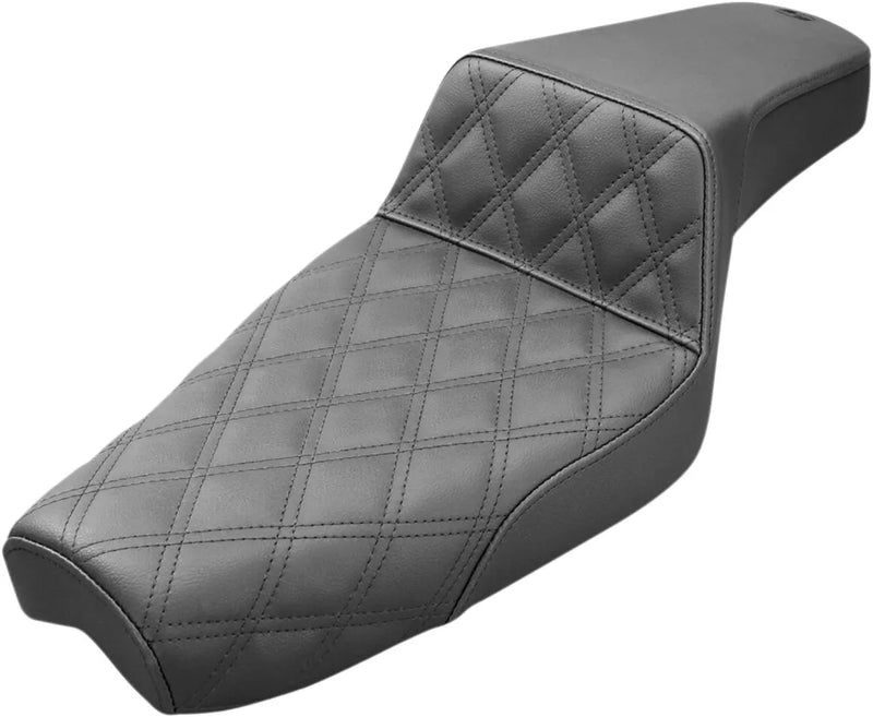Saddlemen Step-Up Front Lattice Stitch for Harley 04-22 XL Sportster (with 17 liter tank) / Black  - Customhoj