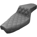 Saddlemen Step-Up Front Lattice Stitch for Harley 04-22 XL Sportster (with 17 liter tank) / Black  - Customhoj