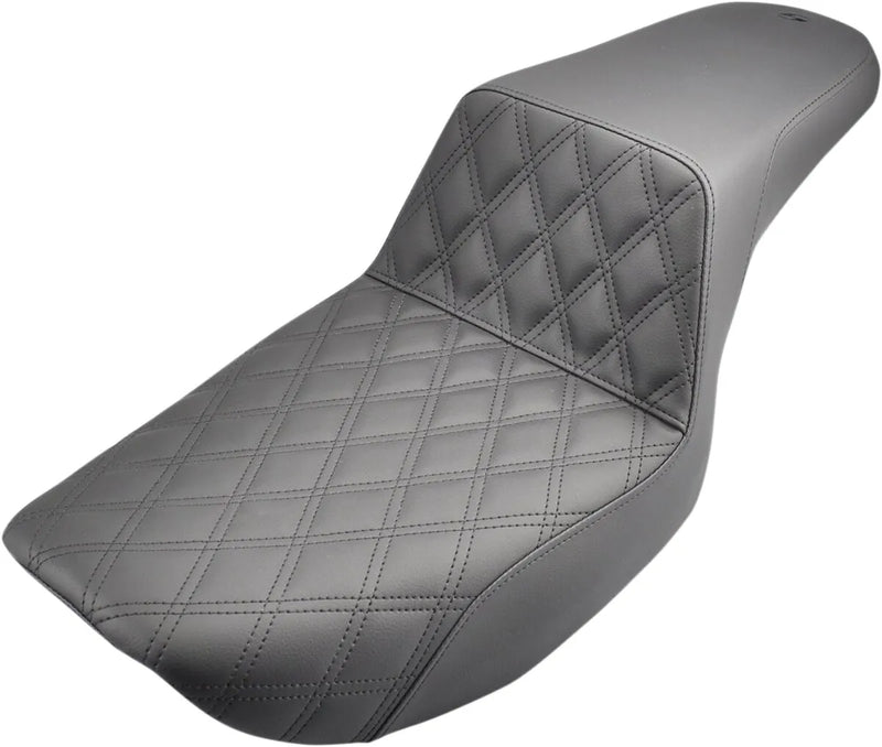 Saddlemen Step-Up Front Lattice Stitch for Harley 82-00 FXR / Black  - Customhoj