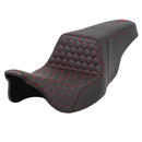 Saddlemen Step-Up Honeycomb for Harley 08-25 Touring (excl. 23-25 CVO; 24-25 Road Glide / Street Glide) / Black / Red  - Customhoj