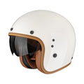 Scorpion Belfast Evo Open Motorcycle Helmet Gloss Luxe Cream / XS (53-54cm)  - Customhoj
