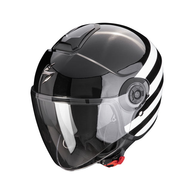 Scorpion EXO-City II Open Motorcycle Helmet Black / White / XS (53-54cm)