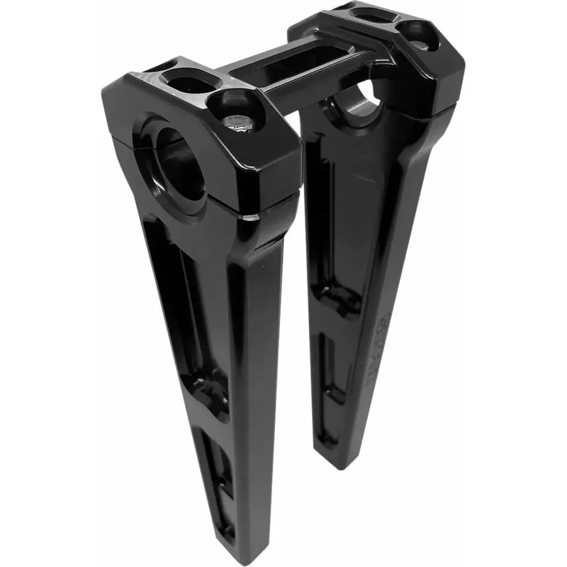 Slyfox Aluminium Handlebar Risers Black / 10" (25.4cm)