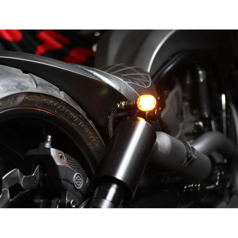 SMP Micro Flash Mini LED Motorcycle Turn Signals  - Customhoj