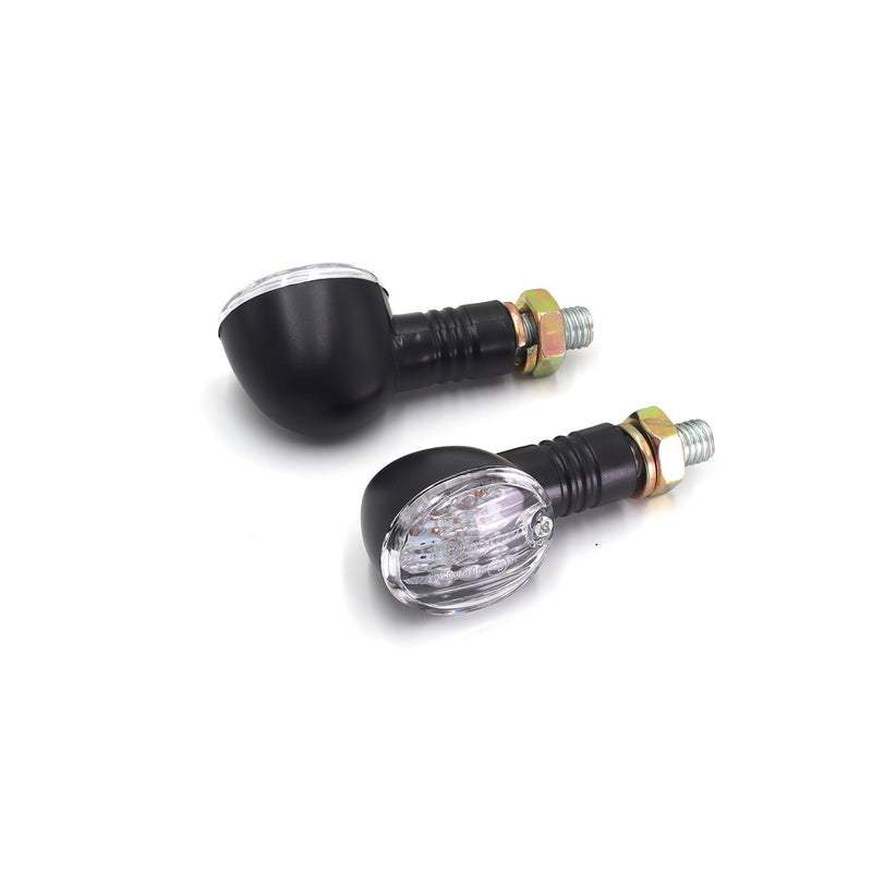 SMP Micro Flash Mini LED Motorcycle Turn Signals Clear