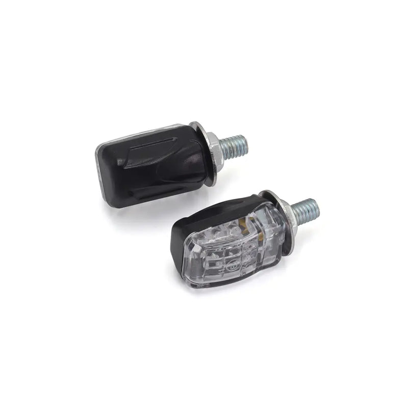 SMP Picco Micro LED Motorcycle Turn Signals Black / Clear