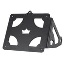 SMP Universal Side Mounted Motorcycle License Plate Bracket Matte Black  - Customhoj