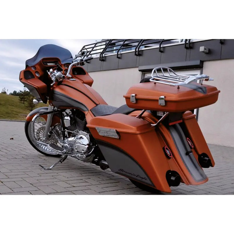 Tommy & Sons Rocca strækbare sadeltaske-kroppe til Harley