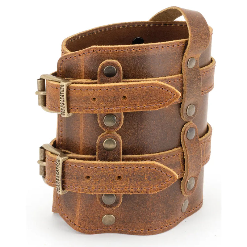 Texas Leather Fuel Friend Holder til benzindunk