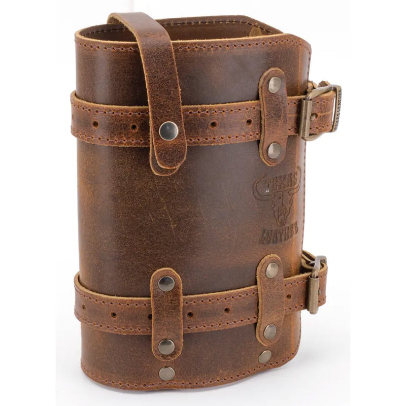 Texas Leather Fuel Friend Holder til benzindunk