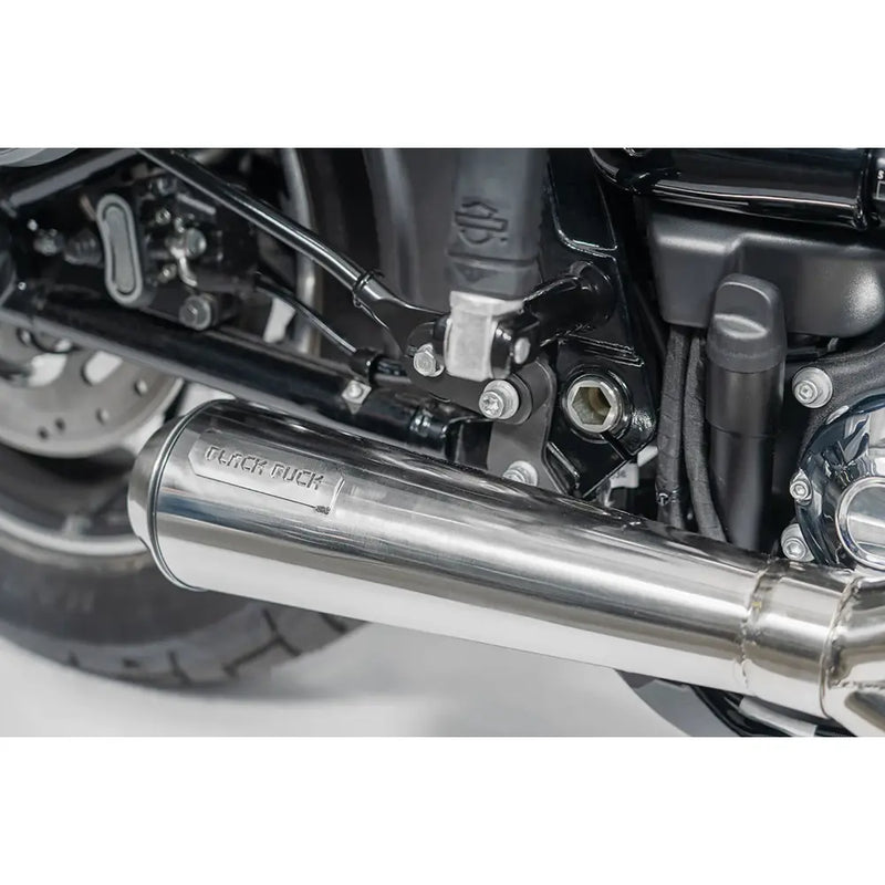 Black Duck Fighter EC Euro Approved 2-into-1 udstødning til Harley