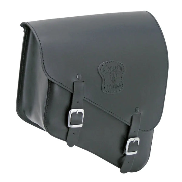Texas Leather Sort rammetaske til Harley