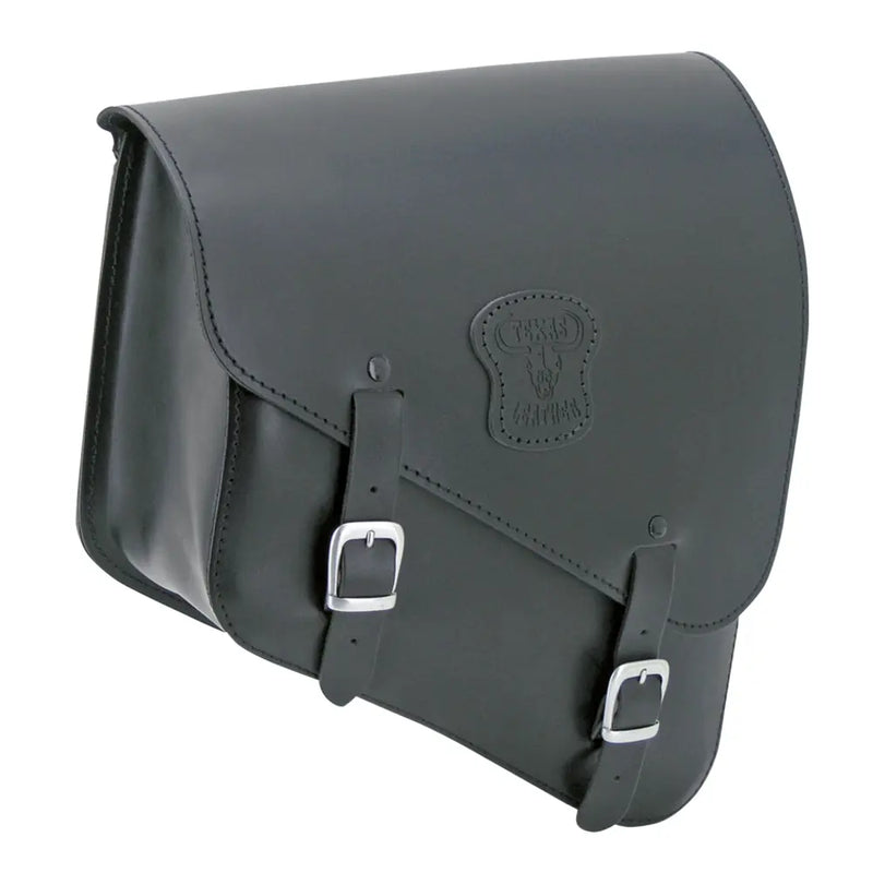 Texas Leather Sort rammetaske til Harley