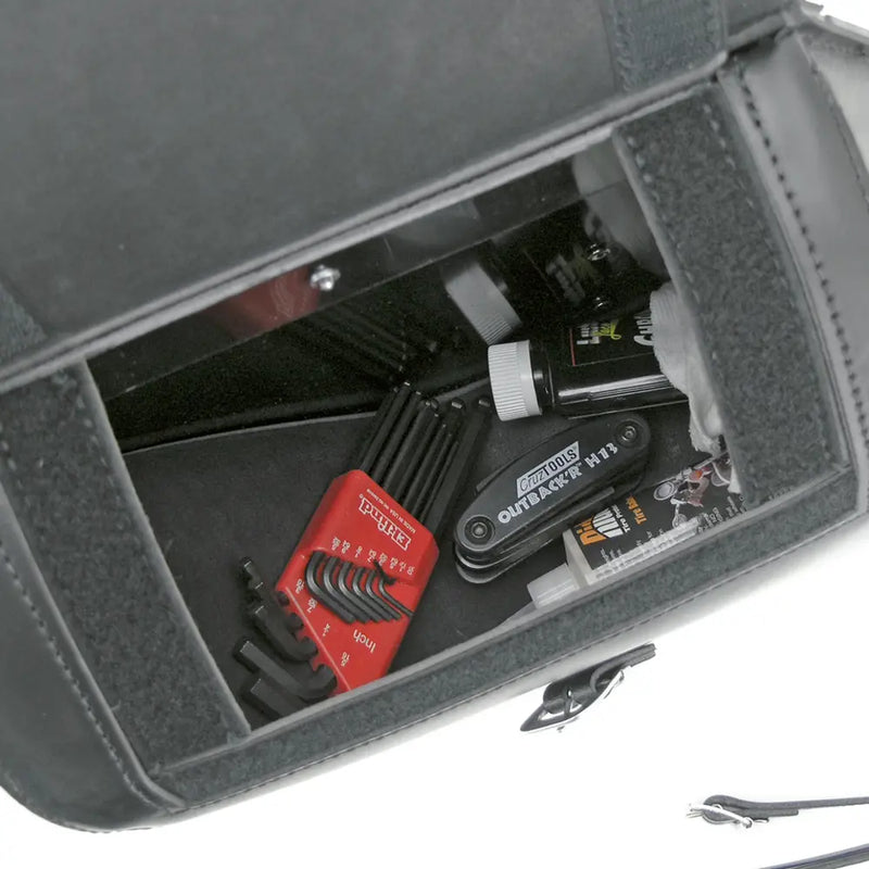 Texas Leather FXD Style-sadeltaske til Harley