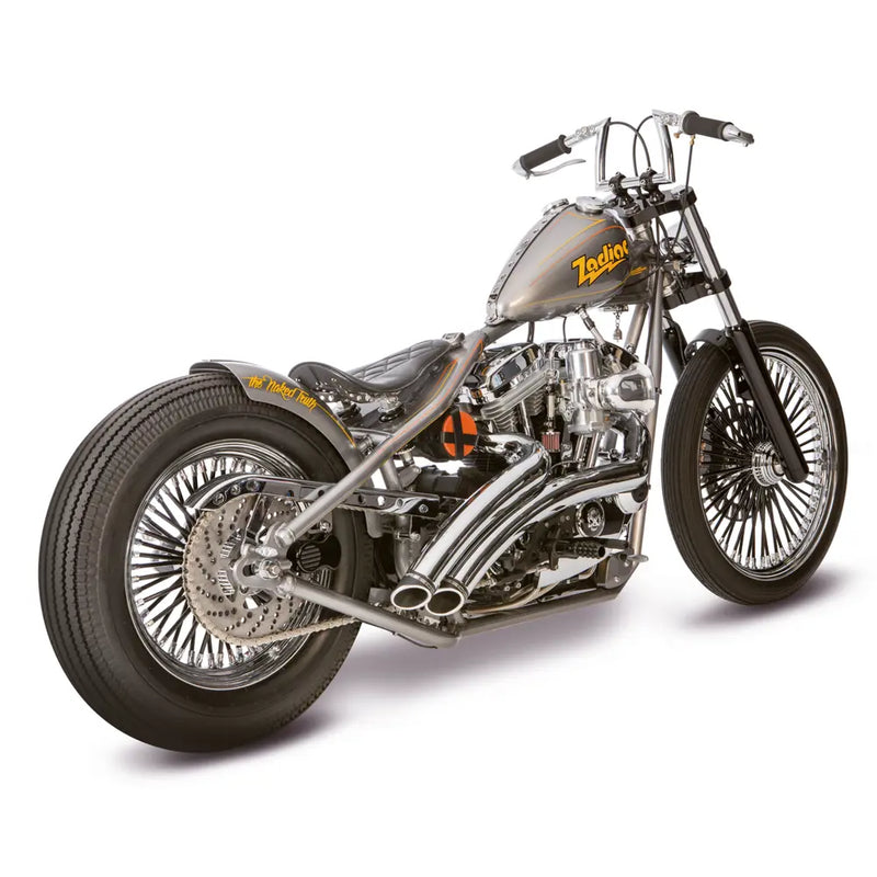 Freedom Performance Radical Radius Slash Cut-udstødning til Harley