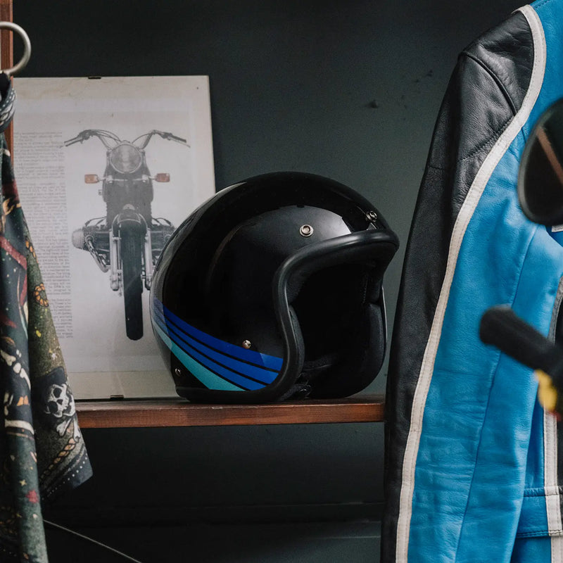 DMD Retro Custom åben motorcykelhjelm