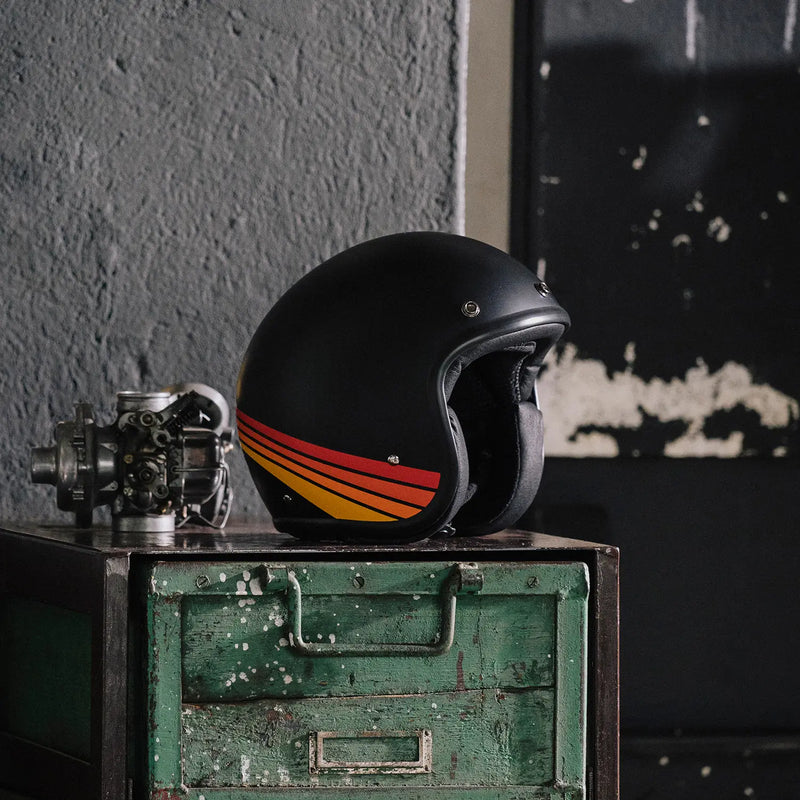 DMD Retro Custom åben motorcykelhjelm
