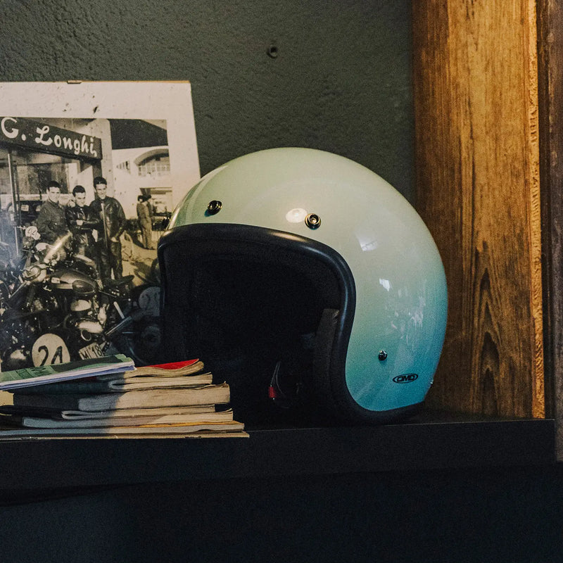 DMD Retro klassisk åben motorcykelhjelm
