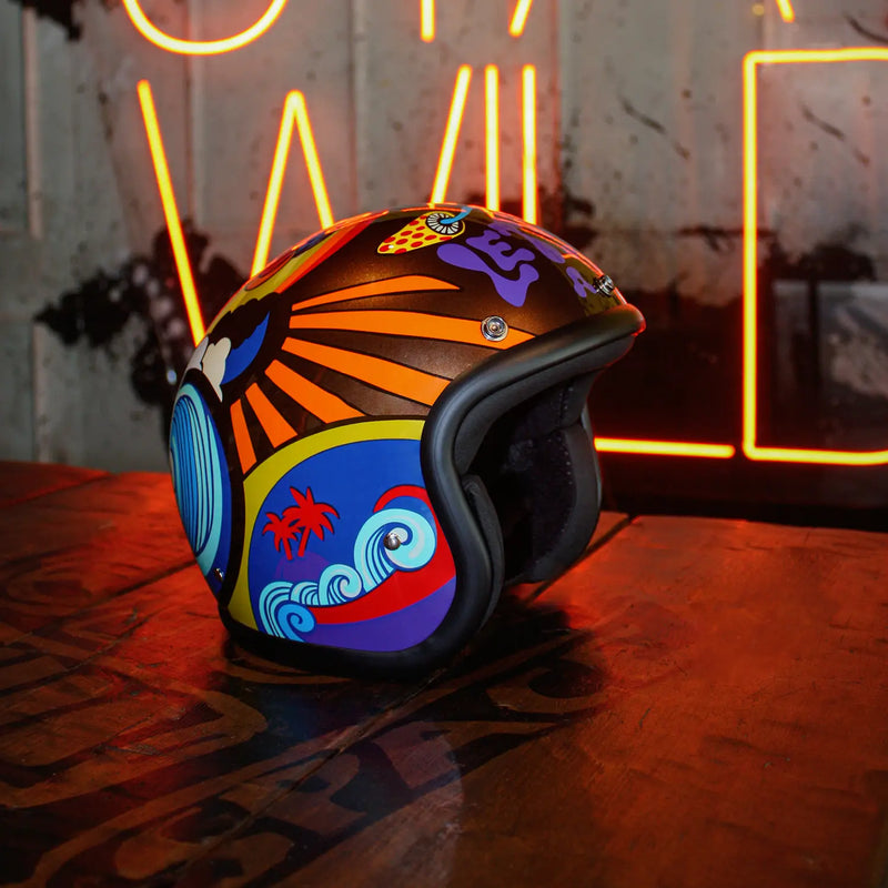 DMD Retro Custom åben motorcykelhjelm