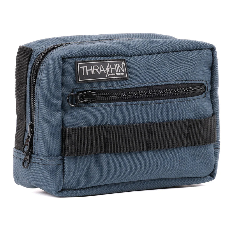 Thrashin Supply Motorcycle Handlebar Bag Blue  - Customhoj