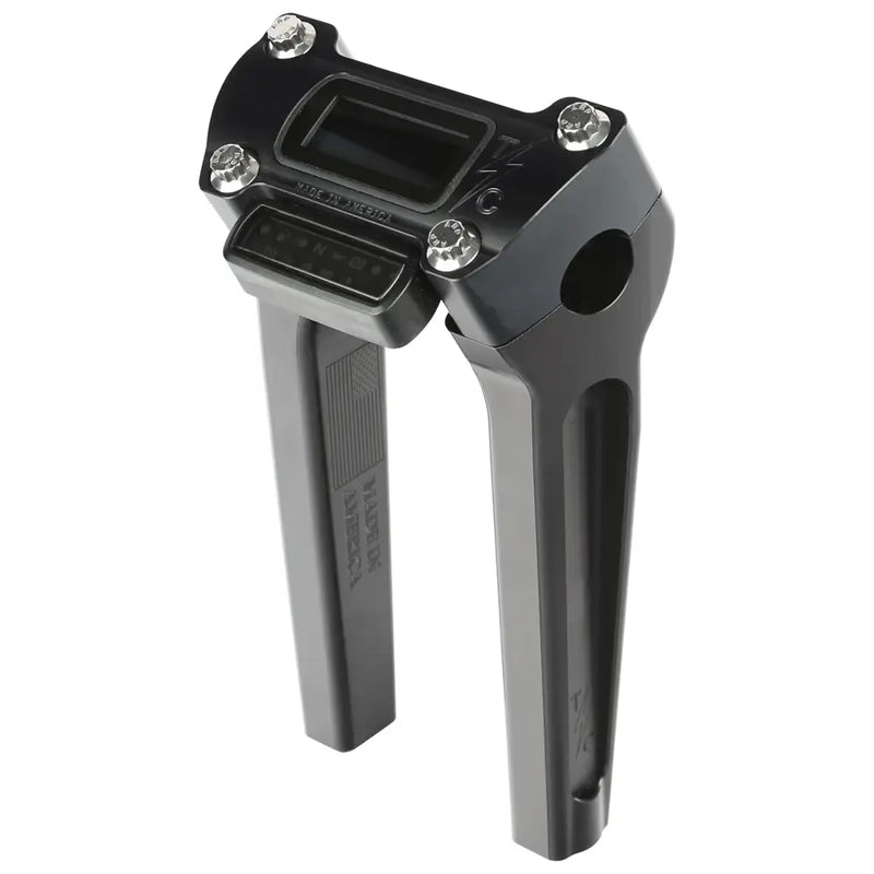 Thrashin Supply OG Handlebar Risers Black / Harley Digital Gauge Top Clamp / 8" (20.3cm)