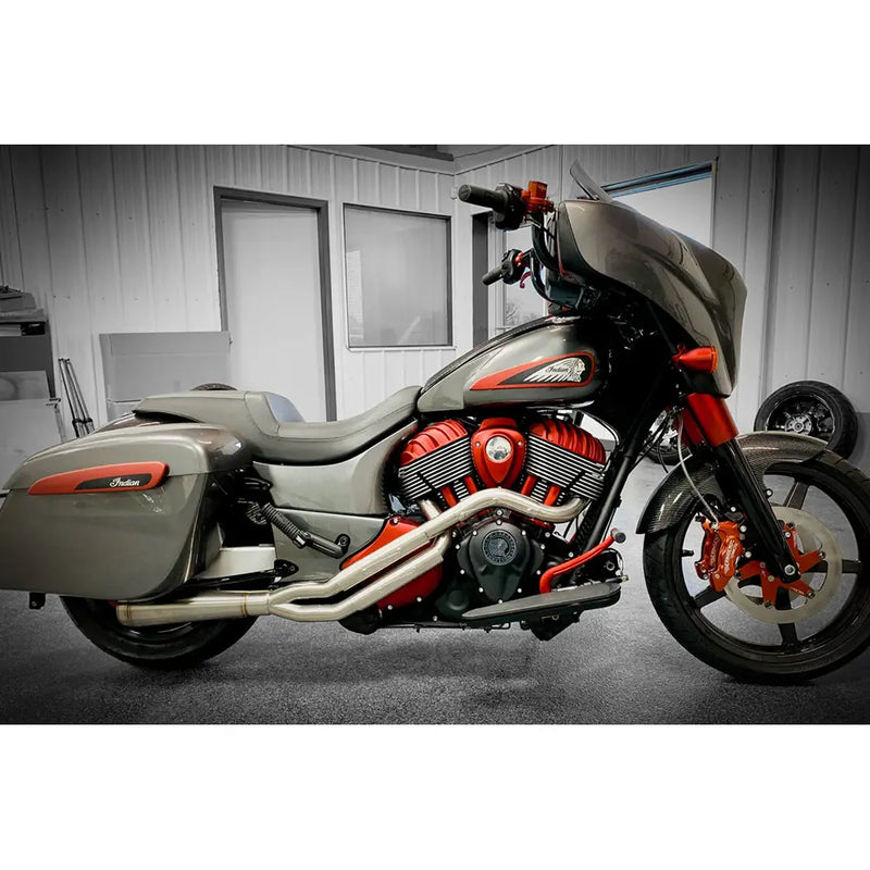 Trask Assault 2-into-1 Exhaust System for Indian 14-22 Chieftain / Roadmaster  - Customhoj