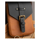 Trip Machine Vintage Leather 1.3L Motorcycle Tank Bag  - Customhoj