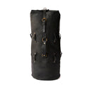 Trip Machine Vintage Leather Military Motorcycle Duffle Bag Black  - Customhoj