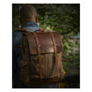 Trip Machine Vintage Rambler Motorcycle Saddlebag / Backpack  - Customhoj