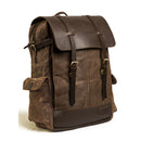 Trip Machine Vintage Rambler Motorcycle Saddlebag / Backpack Tobacco Brown  - Customhoj