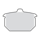 TRW Organic Brake Pads Rear for Harley 82-E87 XL Sportster (Replaces OEM: 44209-82A)