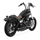 Vance & Hines Bigshots Staggered Exhaust for Harley 06-17 Dyna (excl. FLD) / Black  - Customhoj