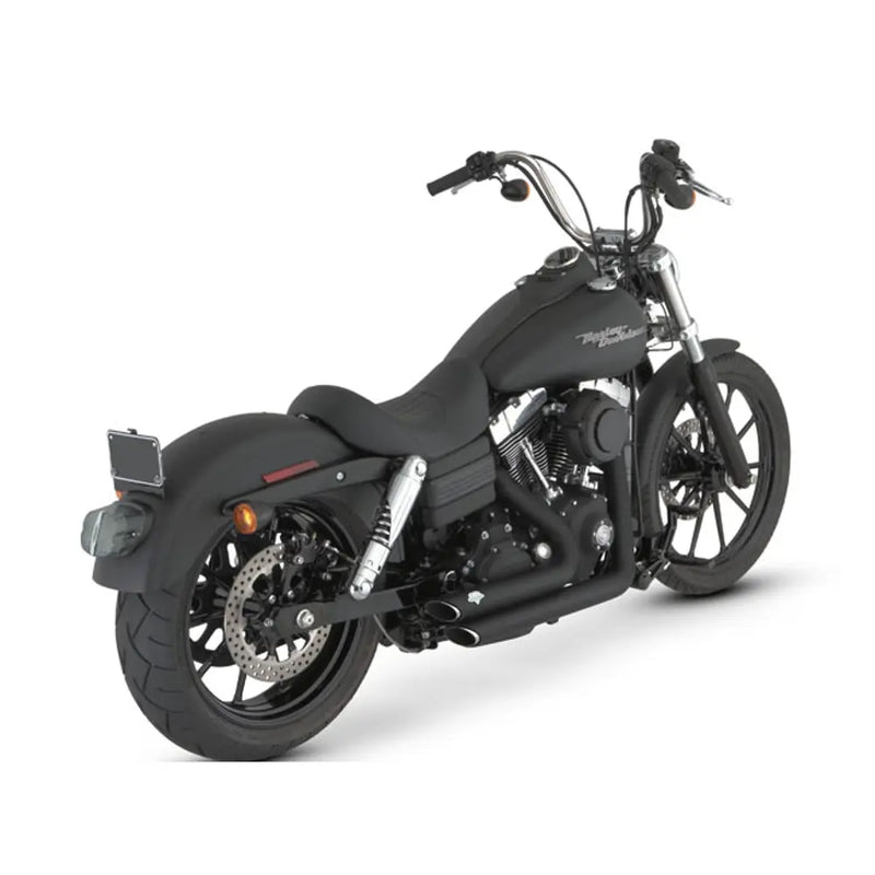 Vance & Hines Shortshots Staggered Exhaust for Harley 06-11 Dyna / Black  - Customhoj