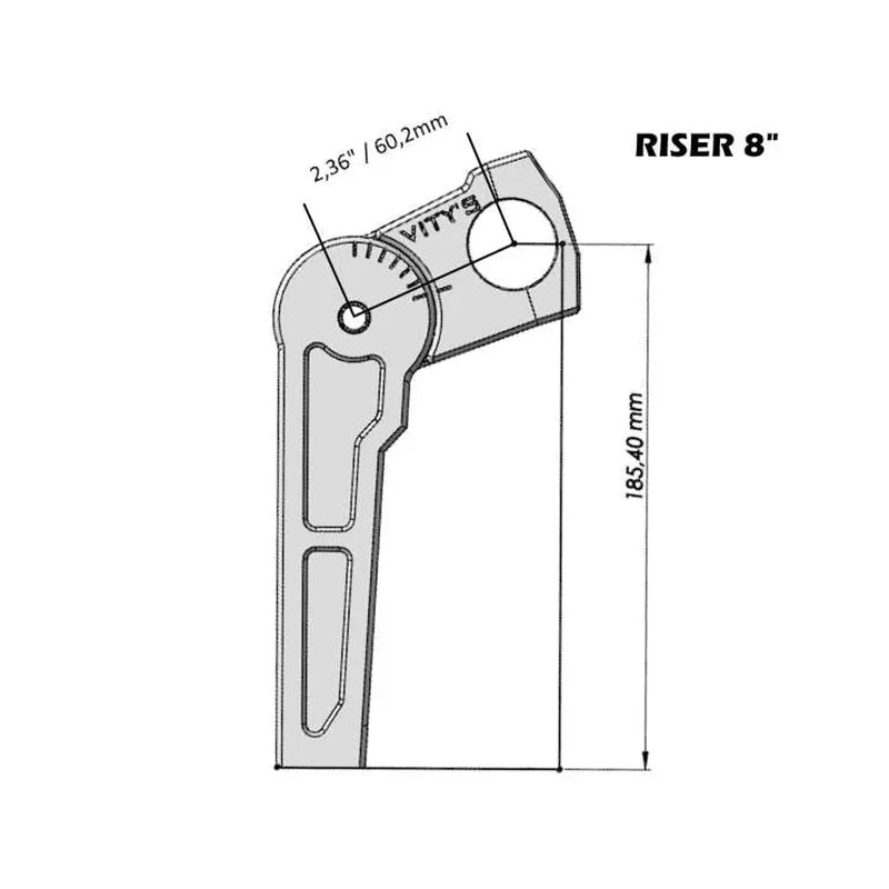 Vity's Design Adjustable Handlebar Risers