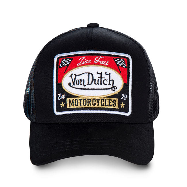 Von Dutch Live Fast Cap Black  - Customhoj