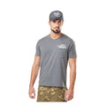 Von Dutch V-neck Chest Pocket T-Shirt Grey / S