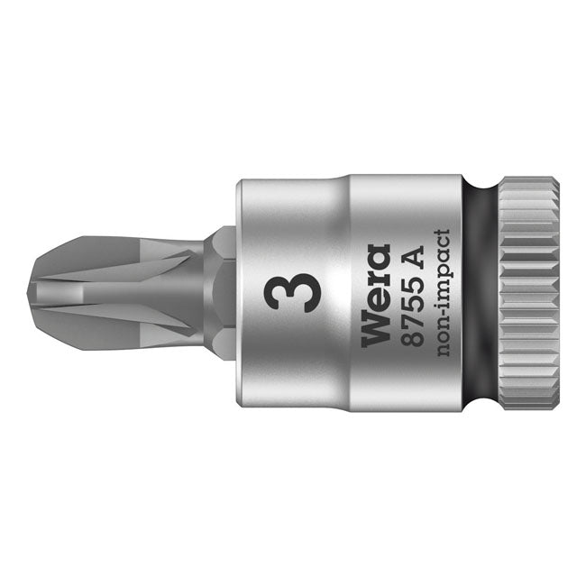 Wera Bit Sockets PZ3 Wera Zyklop 1/4" Pozidriv Socket Bit Customhoj