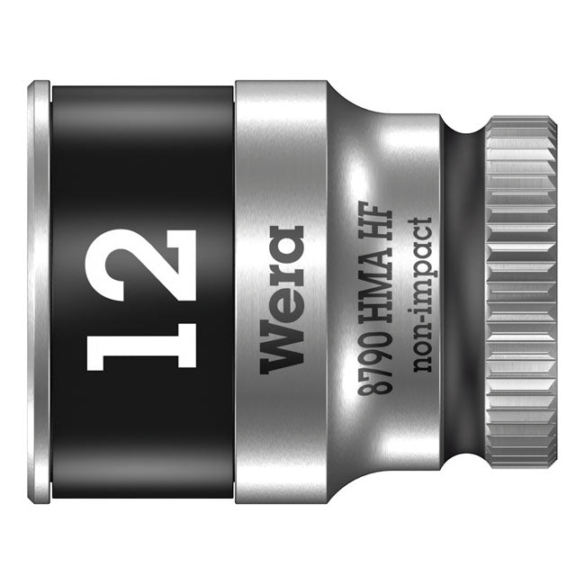 Wera Sockets 12mm Wera Zyklop 1/4" Socket with Holding Function Metric Sizes Customhoj