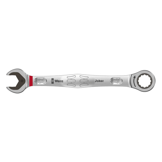 Wera Wrenches 17mm Wera Ratcheting Wrench Open/Box End Joker Metric Sizes Customhoj