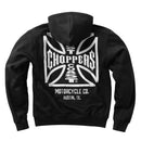 West Coast Choppers Dominator Hoodie Black / S  - Customhoj