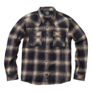 West Coast Choppers Outlaw Flannel Shirt Olive/Beige / S  - Customhoj