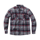 West Coast Choppers Rigid Flannel Shirt Grey / S  - Customhoj