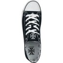 West Coast Choppers Warrior Low Tops Shoes Black  - Customhoj