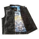 West Coast Choppers x 13 1/2 Dominator Leather Motorcycle Vest  - Customhoj